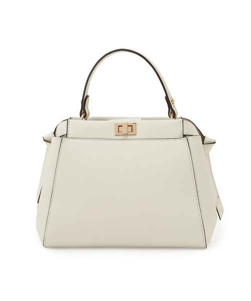 VIS（ビス）の「【新色】【2WAY】ひねり金具サイドタイトートバッグ（ハンドバッグ・レディース・グレー/ベージュ系その他/キナリ/チャコールグレー/ホワイト系その他4・FREE）」の11枚目の写真