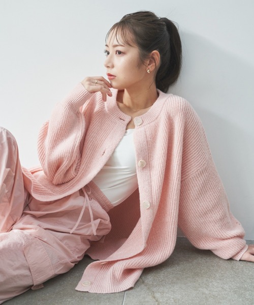 VANNIE U（ヴァニーユー）の「シアーミリタリーカーゴパンツ（カーゴパンツ・レディース・アイボリー/ピンク・FREE）」の9枚目の写真