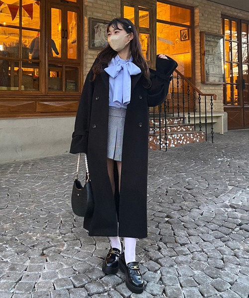 one after another NICE CLAUP（ワンアフターアナザーナイスクラップ）の「【新色追加】パールチェーン付きショルダーバッグ（ショルダーバッグ・レディース・ブラック/グレー/アイボリー/ホワイト系その他/ピンク/ブラック系その他・FREE）」の13枚目の写真