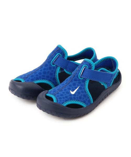 NIKE（ナイキ）の「BK NIKE サンレイプロテクト リトル（サンダル・キッズ・ピンク/ネイビー・14cm/15cm/16cm）」の2枚目の写真