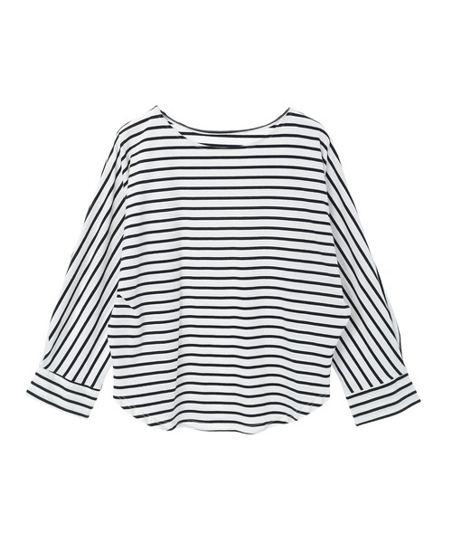 fifth(フィフス)の「タックデザインカットソー(Tシャツ/カットソー・レディース・ブラック×ホワイト/ホワイト/ブラック/ホワイト×ブラック/グレー系その他・M)」の7枚目の写真