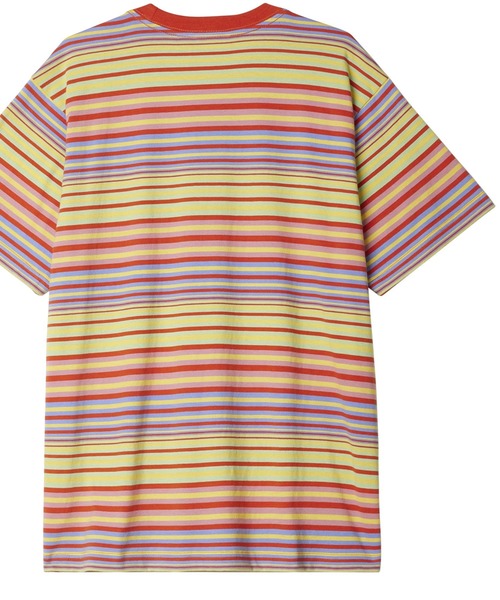 OBEY - OBEYオベイUS限定オーガニックコットンボーダーTシャツM