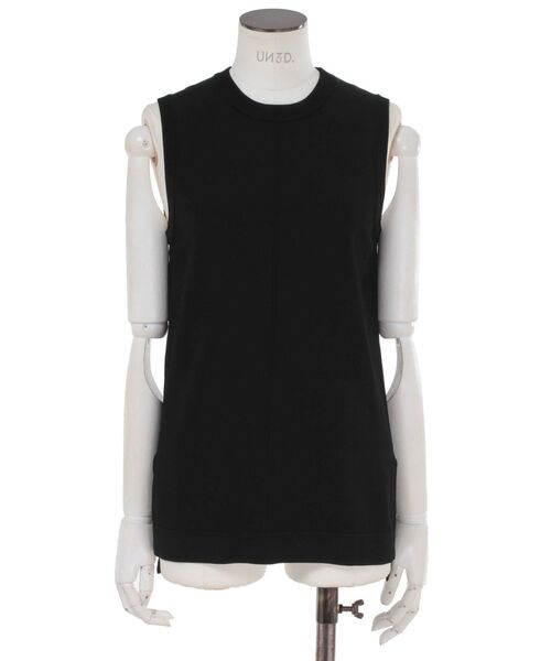 UN3D.(アンスリード)の「BASIC KNIT TT / ベーシックニットタンクトップ(タンクトップ・レディース・ホワイト/ブラック/ネイビー/カーキ・FREE)」の18枚目の写真
