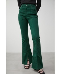 AZUL by moussy | CENTER SLIT COLOR FLARE PT/センタースリットカラーフレアパンツ(その他パンツ)