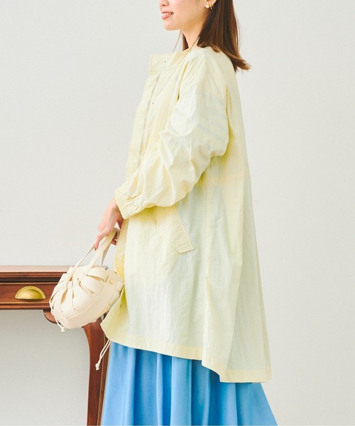 Chez toi（シェトワ）の「スタンドカラーモッズコート（モッズコート・レディース・アイボリー/カーキ・FREE）」の6枚目の写真