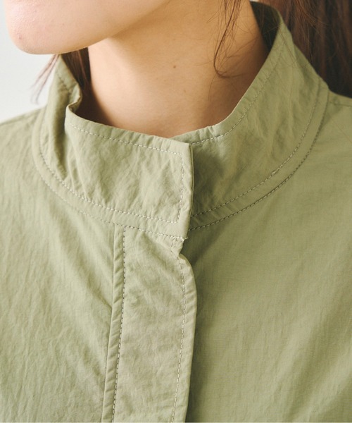 Chez toi（シェトワ）の「スタンドカラーモッズコート（モッズコート・レディース・アイボリー/カーキ・FREE）」の13枚目の写真
