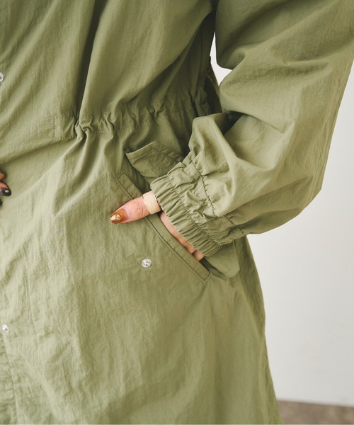 Chez toi（シェトワ）の「スタンドカラーモッズコート（モッズコート・レディース・アイボリー/カーキ・FREE）」の17枚目の写真