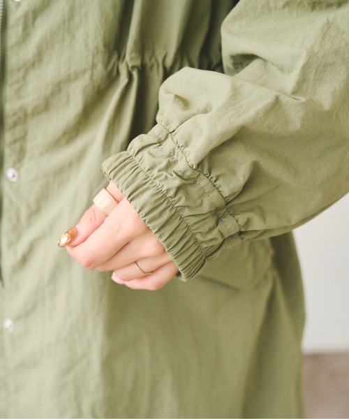 Chez toi（シェトワ）の「スタンドカラーモッズコート（モッズコート・レディース・アイボリー/カーキ・FREE）」の18枚目の写真