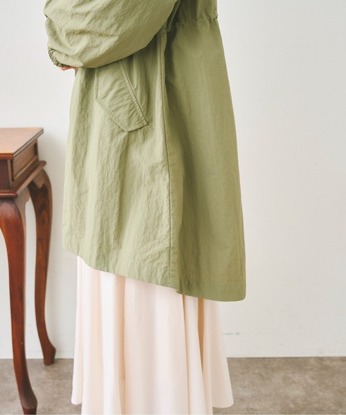 Chez toi（シェトワ）の「スタンドカラーモッズコート（モッズコート・レディース・アイボリー/カーキ・FREE）」の19枚目の写真