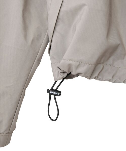 HYSTERIC GLAMOUR（ヒステリックグラマー）の「HG RACER スタンドカラーブルゾン（ブルゾン・レディース・グレー/ブラック・FREE）」の6枚目の写真