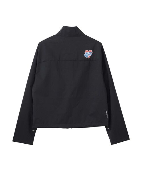 HYSTERIC GLAMOUR（ヒステリックグラマー）の「HG RACER スタンドカラーブルゾン（ブルゾン・レディース・グレー/ブラック・FREE）」の5枚目の写真