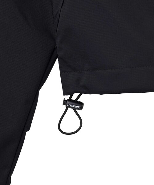 HYSTERIC GLAMOUR（ヒステリックグラマー）の「HG RACER スタンドカラーブルゾン（ブルゾン・レディース・グレー/ブラック・FREE）」の4枚目の写真