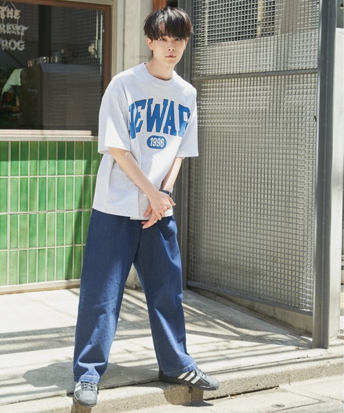 WEGO（ウィゴー）の「WEGO/ヘビーウエイトグラフィックT（Tシャツ/カットソー・メンズ・スミクロ/ホワイト/ホワイト系その他/ブルー/ダークグリーン/グレー・MEDIUM/LARGE）」の9枚目の写真