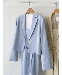 ショートテーラードジャケット(セットアップ可)