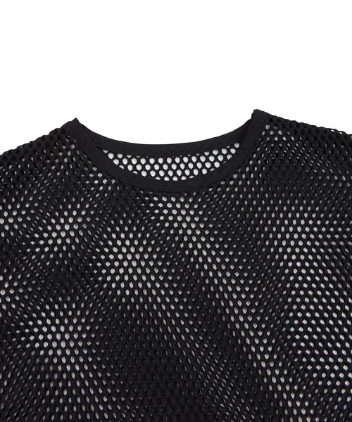 PUNYUS（プニュズ）の「メッシュトップス（Tシャツ/カットソー・レディース・ホワイト/ブラック/ライム/ベージュ/ライトイエロー・2/3/1/4）」の6枚目の写真