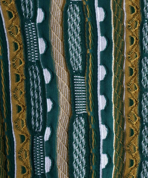 SITRY（シトリー）の「3D Crew neck sweater/3D クルーネック ニット（ニット/セーター・メンズ・ネイビー/ベージュ/ブラック/グリーン・M/L/XL）」の8枚目の写真