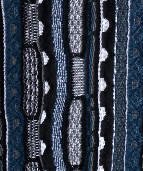 SITRY（シトリー）の「3D Crew neck sweater/3D クルーネック ニット（ニット/セーター・メンズ・ネイビー/ベージュ/ブラック/グリーン・M/L/XL）」の9枚目の写真