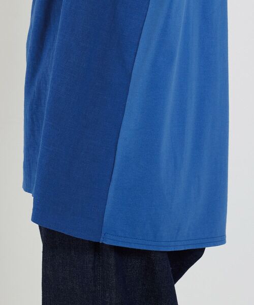 conges payes ADIEU TRISTESSE(コンジェ ペイエ アデュートリステス)の「ノースリーブブラウス(シャツ/ブラウス・レディース・ブラック/ブルー/オフホワイト・38)」の19枚目の写真