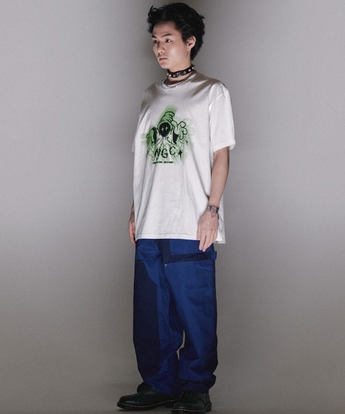 NICE GHOST CLUB（ナイスゴーストクラブ）の「A'GEM/9 × .kom『NICE GHOST CLUB/ナイスゴーストクラブ』NGC MAGIC GHOST TEE/マジックゴーストティーシャツ 半袖カットソー（Tシャツ/カットソー・レディース・パープル/ホワイト・M/L）」の9枚目の写真