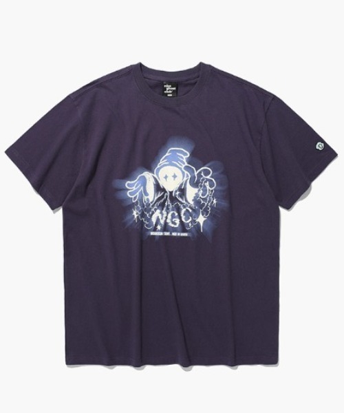 NICE GHOST CLUB（ナイスゴーストクラブ）の「A'GEM/9 × .kom『NICE GHOST CLUB/ナイスゴーストクラブ』NGC MAGIC GHOST TEE/マジックゴーストティーシャツ 半袖カットソー（Tシャツ/カットソー・レディース・パープル/ホワイト・M/L）」の14枚目の写真