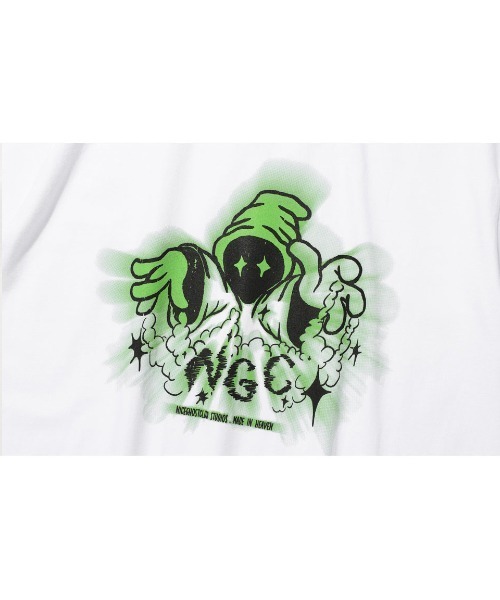NICE GHOST CLUB（ナイスゴーストクラブ）の「A'GEM/9 × .kom『NICE GHOST CLUB/ナイスゴーストクラブ』NGC MAGIC GHOST TEE/マジックゴーストティーシャツ 半袖カットソー（Tシャツ/カットソー・レディース・パープル/ホワイト・M/L）」の16枚目の写真