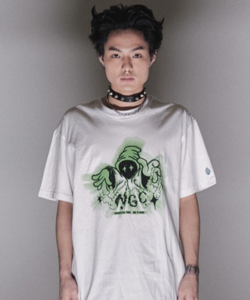 NICE GHOST CLUB（ナイスゴーストクラブ）の「A'GEM/9 × .kom『NICE GHOST CLUB/ナイスゴーストクラブ』NGC MAGIC GHOST TEE/マジックゴーストティーシャツ 半袖カットソー（Tシャツ/カットソー・レディース・パープル/ホワイト・M/L）」の18枚目の写真