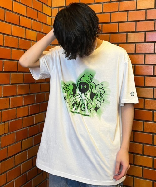 NICE GHOST CLUB（ナイスゴーストクラブ）の「A'GEM/9 × .kom『NICE GHOST CLUB/ナイスゴーストクラブ』NGC MAGIC GHOST TEE/マジックゴーストティーシャツ 半袖カットソー（Tシャツ/カットソー・レディース・パープル/ホワイト・M/L）」の20枚目の写真