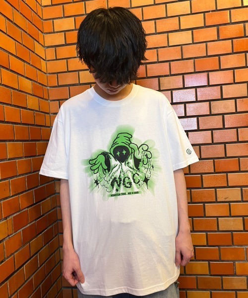 NICE GHOST CLUB（ナイスゴーストクラブ）の「A'GEM/9 × .kom『NICE GHOST CLUB/ナイスゴーストクラブ』NGC MAGIC GHOST TEE/マジックゴーストティーシャツ 半袖カットソー（Tシャツ/カットソー・レディース・パープル/ホワイト・M/L）」の21枚目の写真