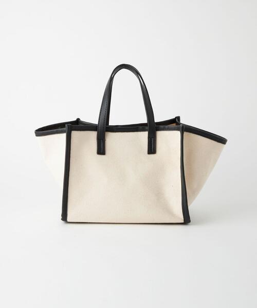 green label relaxing（グリーンレーベルリラクシング）の「CVS MID 2WAY バッグ（トートバッグ・レディース・ブラック/クリーム・FREE）」の3枚目の写真