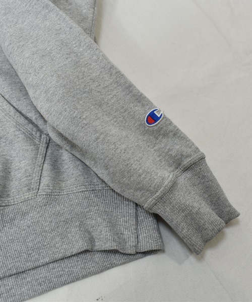 Champion（チャンピオン）の「【ヴィンテージ古着】Champion / チャンピオン ロゴ刺繍 スウェットパーカー（パーカー・メンズ・グレー・LARGE）」の6枚目の写真