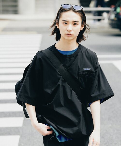 THOUSAND MILE（サウザンドマイル）の「《WEB限定》【THOUSAND MILE】別注セットアップ上下+巾着+ポーチ 4点セット（Tシャツ/カットソー・メンズ・ブラック/チャコールグレー/ネイビー・MEDIUM/LARGE）」の22枚目の写真