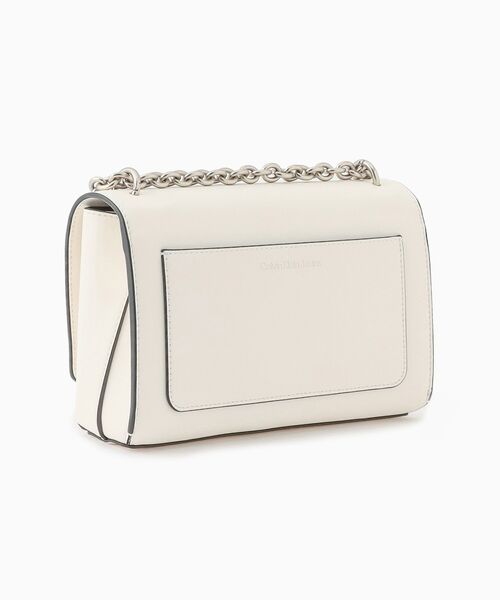 cK ロゴ ショルダーバッグ ホワイト Calvin Klein (カルバンクライン