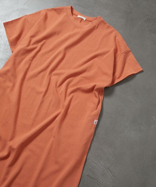 FREAK'S STORE（フリークスストア）の「【限定展開】 USA コットン ビッグシルエット Tシャツ ワンピース（ワンピース・レディース・ブラック/ブラウン/オフホワイト/オレンジ/ブルー/グリーン・ﾌﾘ-）」の20枚目の写真