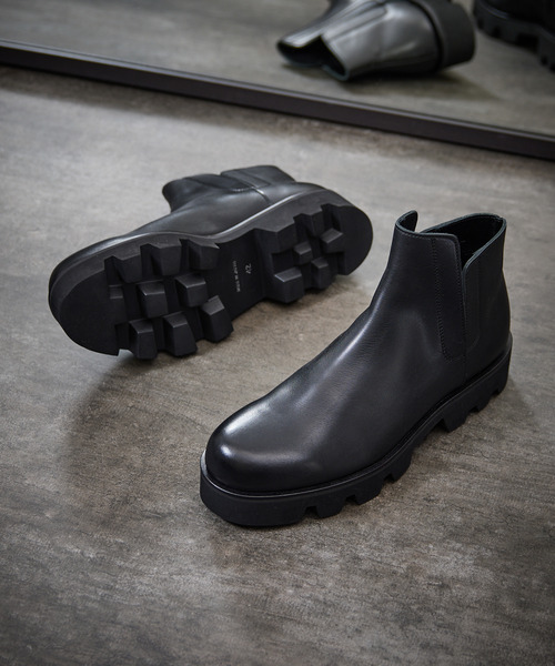PADRONE パドローネ / INNERGORE BOOTS with Chunky Sole チャン