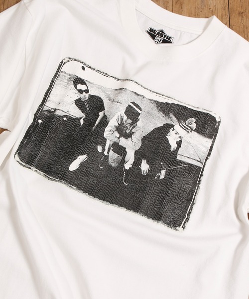 Insonnia PROJECTS(インソニアプロジェクト)の「Insonnia Projects インソニアプロジェクツ / Beastie Boys ビースティボーイズ ビッグシルエットプリントTシャツ バンドT(Tシャツ/カットソー・メンズ・ブラック/ホワイト・1/2/3)」の4枚目の写真