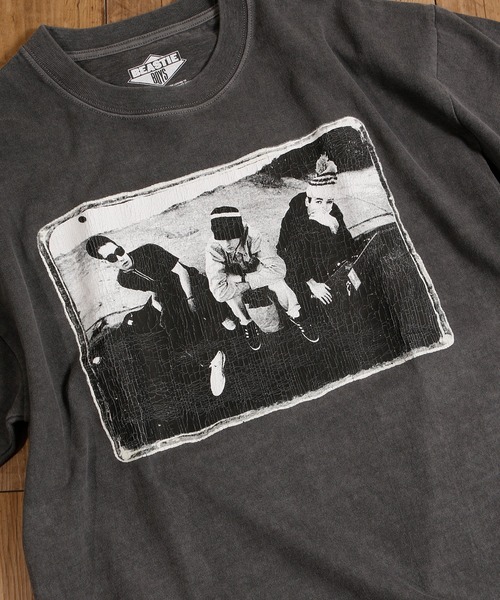 Insonnia PROJECTS(インソニアプロジェクト)の「Insonnia Projects インソニアプロジェクツ / Beastie Boys ビースティボーイズ ビッグシルエットプリントTシャツ バンドT(Tシャツ/カットソー・メンズ・ブラック/ホワイト・1/2/3)」の12枚目の写真
