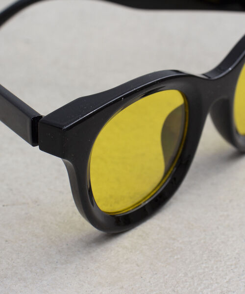 GLOSTER（グロスター）の「【GLOSTER/グロスター】ワイドフレーム ウェリントン カラーレンズ サングラス（サングラス・メンズ・イエロー/チャコールグレー/ブラック・FREE）」の11枚目の写真