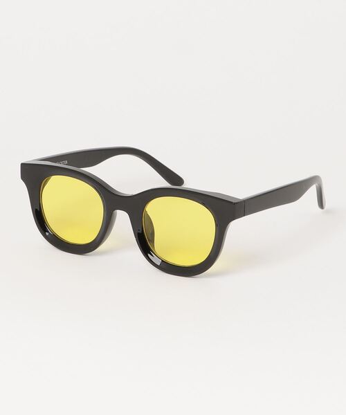 GLOSTER（グロスター）の「【GLOSTER/グロスター】ワイドフレーム ウェリントン カラーレンズ サングラス（サングラス・メンズ・イエロー/チャコールグレー/ブラック・FREE）」の18枚目の写真