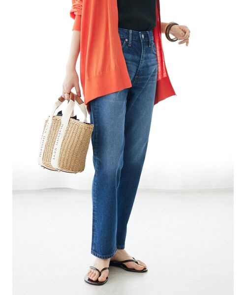 CRAFT STANDARD BOUTIQUE（クラフトスタンダードブティック）の「ストレートデニム（デニムパンツ・レディース・ライトインディゴブルー/インディゴブルー・L/M）」の5枚目の写真