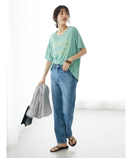 CRAFT STANDARD BOUTIQUE（クラフトスタンダードブティック）の「ストレートデニム（デニムパンツ・レディース・ライトインディゴブルー/インディゴブルー・L/M）」の10枚目の写真