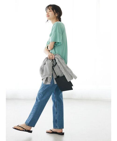 CRAFT STANDARD BOUTIQUE（クラフトスタンダードブティック）の「ストレートデニム（デニムパンツ・レディース・ライトインディゴブルー/インディゴブルー・L/M）」の11枚目の写真