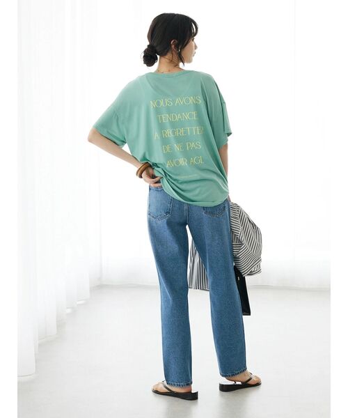 CRAFT STANDARD BOUTIQUE（クラフトスタンダードブティック）の「ストレートデニム（デニムパンツ・レディース・ライトインディゴブルー/インディゴブルー・L/M）」の12枚目の写真