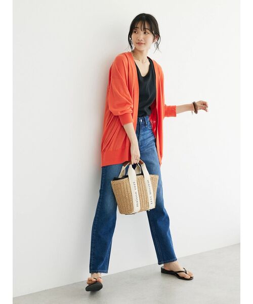 CRAFT STANDARD BOUTIQUE（クラフトスタンダードブティック）の「ストレートデニム（デニムパンツ・レディース・ライトインディゴブルー/インディゴブルー・L/M）」の13枚目の写真