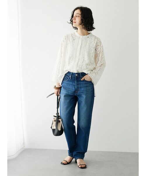 CRAFT STANDARD BOUTIQUE（クラフトスタンダードブティック）の「ストレートデニム（デニムパンツ・レディース・ライトインディゴブルー/インディゴブルー・L/M）」の16枚目の写真