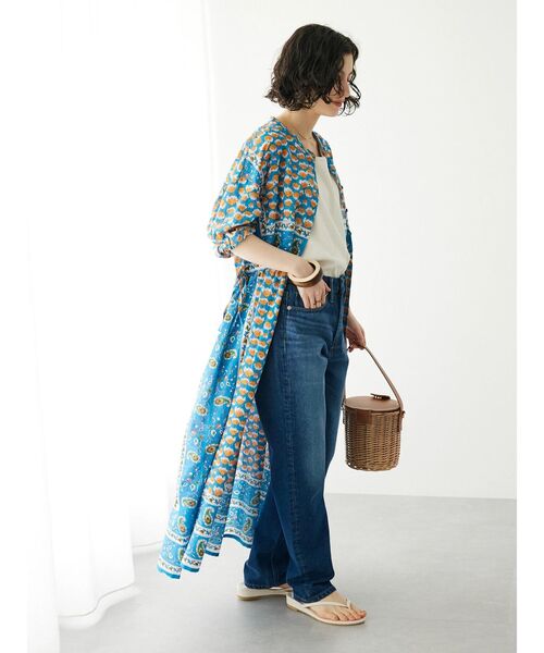 CRAFT STANDARD BOUTIQUE（クラフトスタンダードブティック）の「ストレートデニム（デニムパンツ・レディース・ライトインディゴブルー/インディゴブルー・L/M）」の17枚目の写真