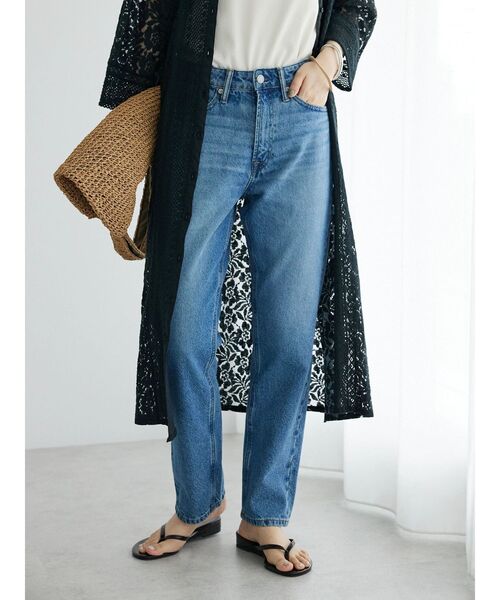 CRAFT STANDARD BOUTIQUE（クラフトスタンダードブティック）の「ストレートデニム（デニムパンツ・レディース・ライトインディゴブルー/インディゴブルー・L/M）」の20枚目の写真