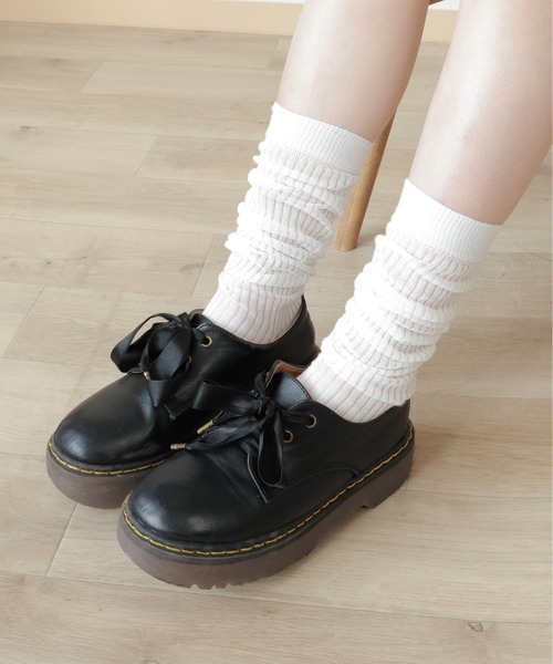 emesuelee（エメスーリー）の「シアーハイソックス（ソックス/靴下・レディース・ブラック/グレー/グリーン/ホワイト・フリー）」の10枚目の写真