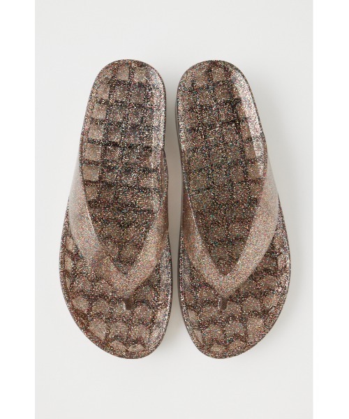 MOUSSY（マウジー）の「CLEAR WEDGE BEACH サンダル（サンダル・レディース・クリア/ブラック/マルチ・MEDIUM/LARGE）」の3枚目の写真