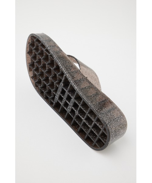 MOUSSY（マウジー）の「CLEAR WEDGE BEACH サンダル（サンダル・レディース・クリア/ブラック/マルチ・MEDIUM/LARGE）」の10枚目の写真