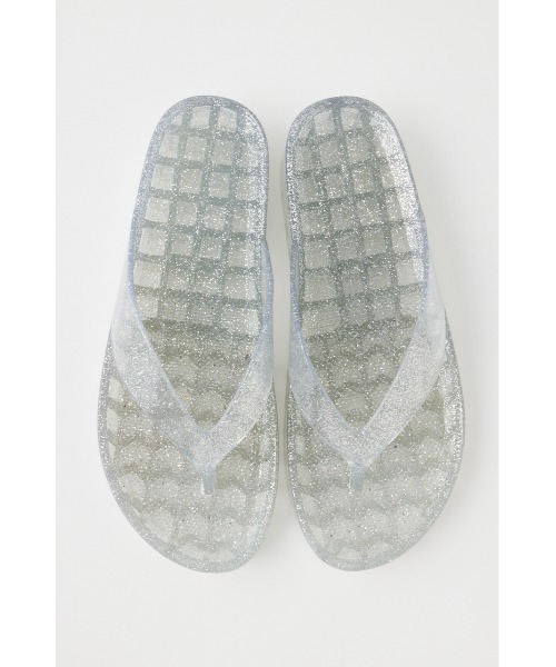 MOUSSY（マウジー）の「CLEAR WEDGE BEACH サンダル（サンダル・レディース・クリア/ブラック/マルチ・MEDIUM/LARGE）」の11枚目の写真